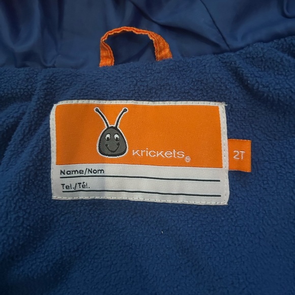 VINTAGE Krickets Boys Fleece Lined Jacket - Picture 4 of 5